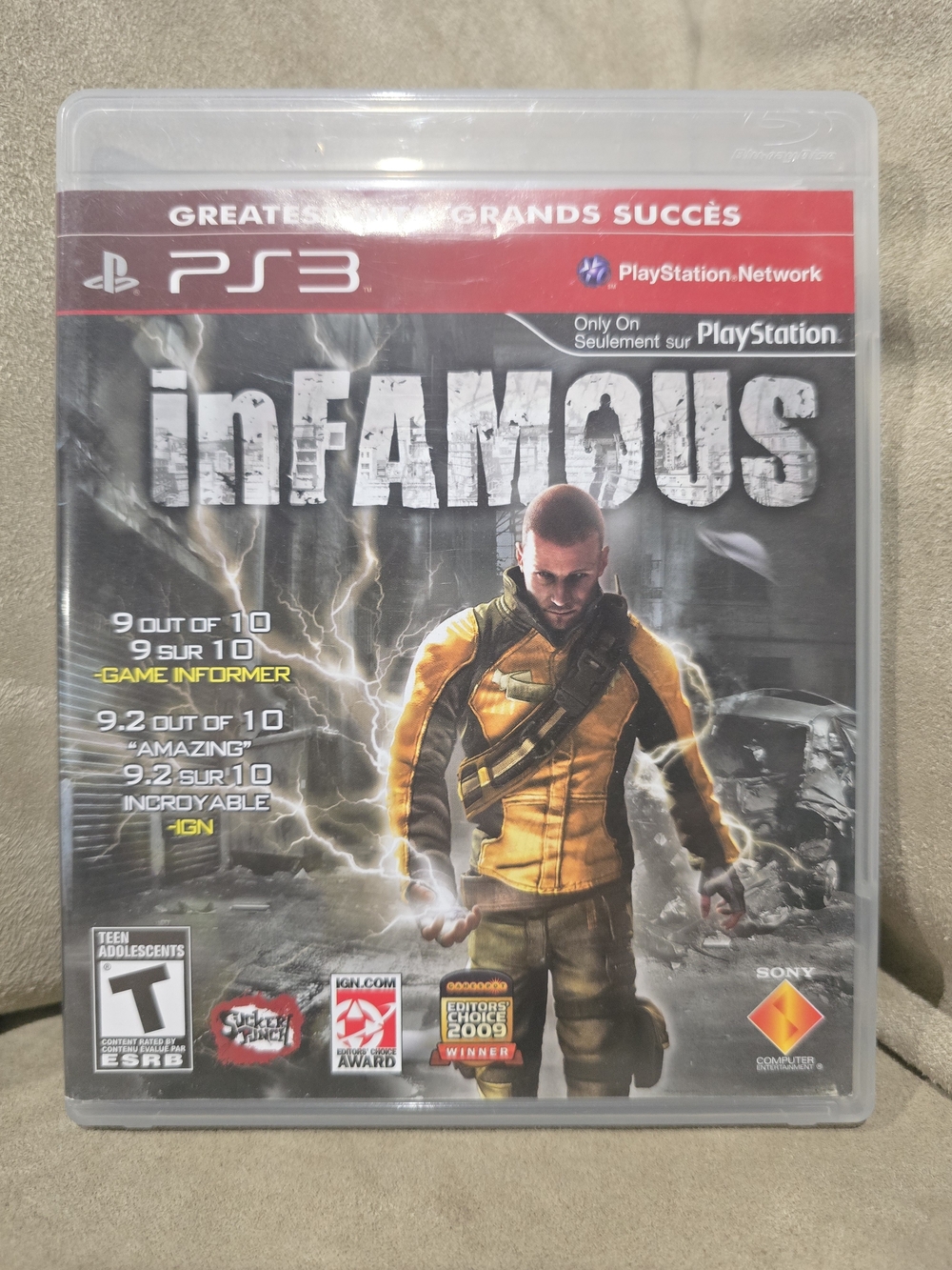 Playstation inFAMOUS PS3 Game